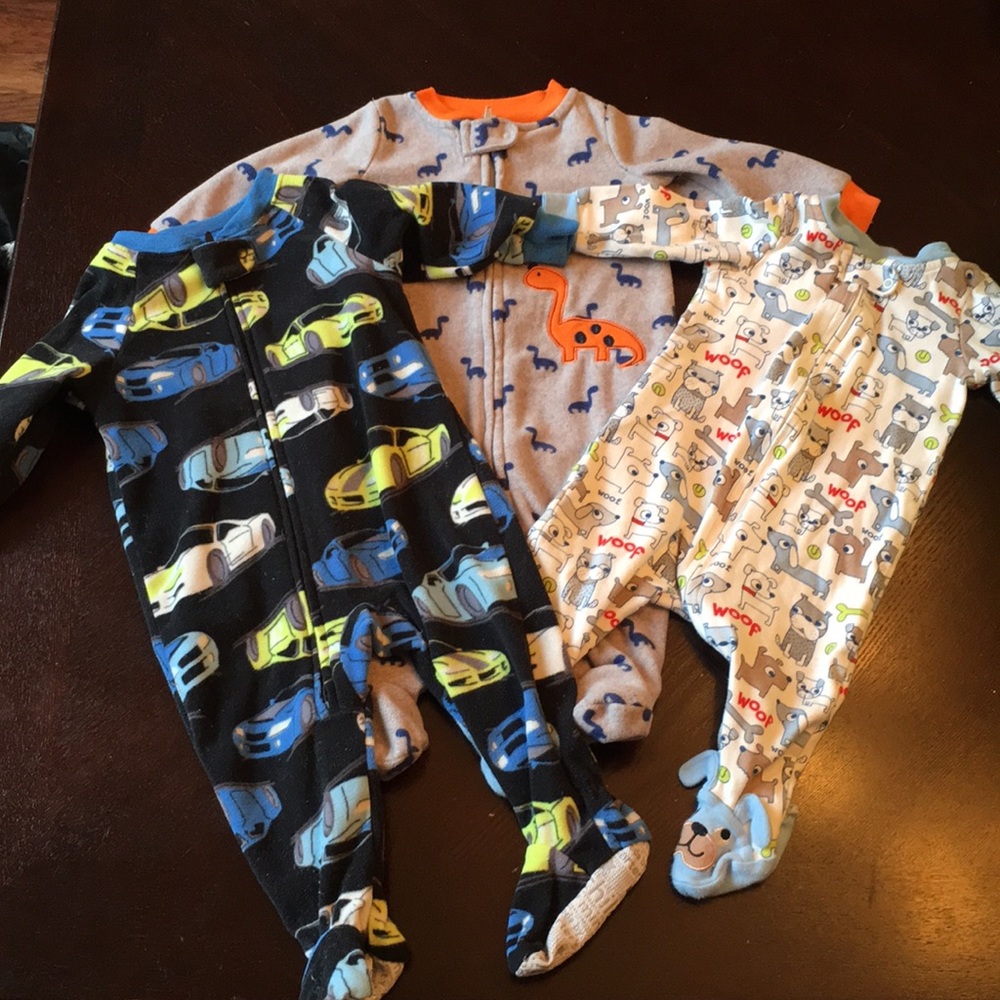 *!!LOT!!* baby boy sleepers